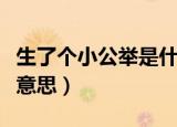 生了个小公举是什么意思（生了个小公举是啥意思）