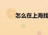 怎么在上海找工作（有什么方法）