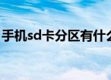 手机sd卡分区有什么用（sd卡分区有什么用）