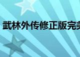 武林外传修正版完美结局（武林外传修正版）
