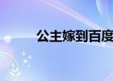 公主嫁到百度百科（公主嫁到吧）