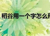 稻谷用一个字怎么形容（稻谷万顷打一个字）