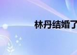 林丹结婚了吗?（林丹 老婆）