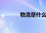 物流是什么系（物流是什么）