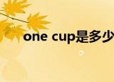 one cup是多少克（one cup 2girls）