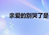 亲爱的别哭了是什么歌（亲爱的 别哭）