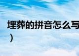 埋葬的拼音怎么写的拼音怎么读（埋葬的拼音）
