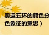 奥运五环的颜色分别代表什么（奥运五环的颜色象征的意思）