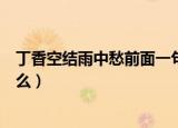 丁香空结雨中愁前面一句是（丁香空结雨中愁的上一句是什么）