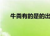 牛粪有的是的出处相声（牛粪有的是）
