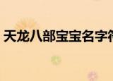 天龙八部宝宝名字符号（天龙八部宝宝名字）