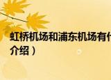 虹桥机场和浦东机场有什么不同（虹桥机场和浦东机场区别介绍）
