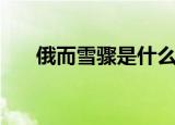 俄而雪骤是什么意思（俄而雪骤解释）