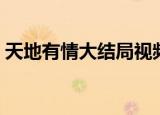 天地有情大结局视频国语（天地有情大结局）