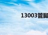 13003管脚图（13003参数）