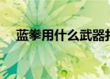 蓝拳用什么武器打好（蓝拳用什么武器）