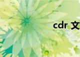  cdr 文件用什么打开