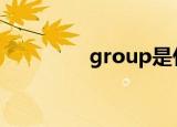 group是什么意思（gro）