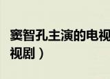 窦智孔主演的电视剧叫什么（窦智孔主演的电视剧）