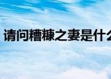 请问糟糠之妻是什么意思（糟糠之妻的解释）