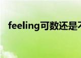 feeling可数还是不可数（feeling可数吗）