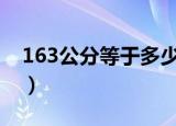 163公分等于多少厘米（3公分等于多少厘米）