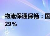 物流保通保畅：国家铁路运输货物环比增长1.29%