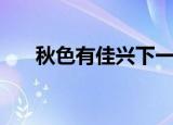 秋色有佳兴下一句（秋色有佳兴原文）
