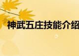 神武五庄技能介绍（神武五庄观怎么加点）