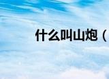 什么叫山炮（山炮是什么意思啊）