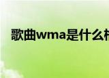 歌曲wma是什么格式（wma是什么格式）