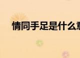 情同手足是什么意思（什么是情同手足）