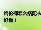 哈伦裤怎么搭配衣服好看（哈伦裤配什么上衣好看）