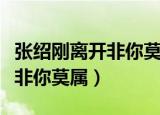 张绍刚离开非你莫属原因（张绍刚为什么离开非你莫属）