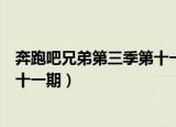 奔跑吧兄弟第三季第十一期女神降临（奔跑吧兄弟第三季第十一期）