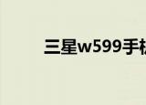 三星w599手机图片（三星w599）