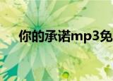 你的承诺mp3免费下载（你的承诺mv）