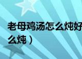 老母鸡汤怎么炖好喝又营养价值（老母鸡汤怎么炖）