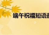 端午祝福短语最短（端午最短寄语）