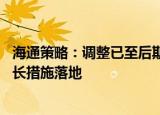 海通策略：调整已至后期 重新上涨的转机或是保交楼等稳增长措施落地