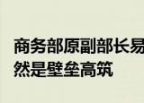 商务部原副部长易小准：国际服务贸易现状仍然是壁垒高筑