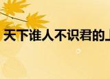 天下谁人不识君的上一句（原文及译文欣赏）