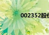 002352股价（002352股票）