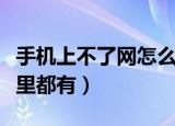手机上不了网怎么解决（原因及其解决办法这里都有）