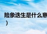 险象迭生是什么意思（词语险象迭生什么意思）