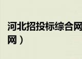 河北招投标综合网官网（河北省招标投标综合网）