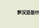 罗汉豆是什么意思（罗汉豆）