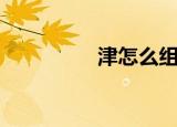 津怎么组词（津的词语）