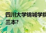 四川大学锦城学院是几本?是一本、二本还是三本?
