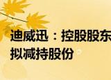 迪威迅：控股股东被申请破产清算；兹果管理拟减持股份